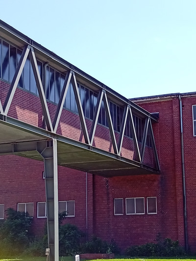 Ein Übergang am Bergwerk in Ibbenbüren